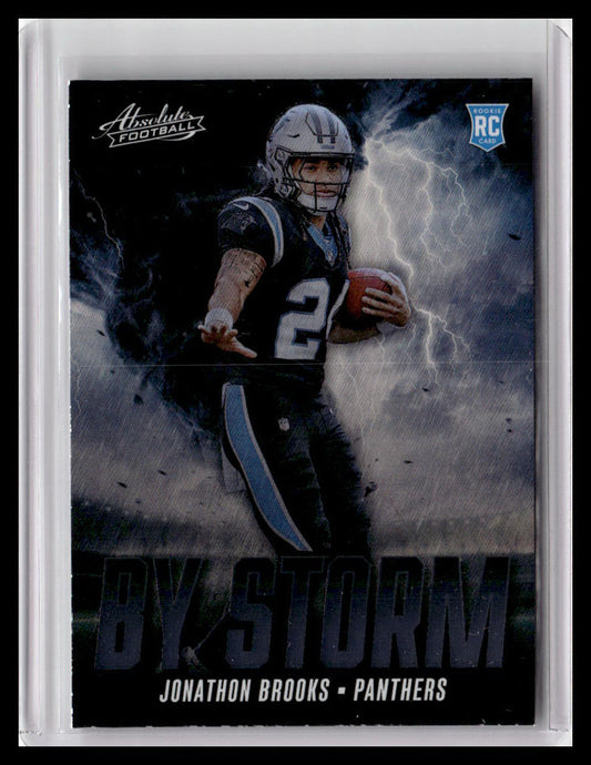 2024 Panini Absolute #BS-JBS Jonathon Brooks By Storm