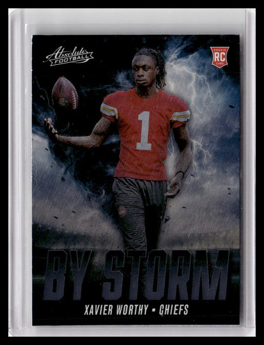 2024 Panini Absolute #BS-XWY Xavier Worthy By Storm