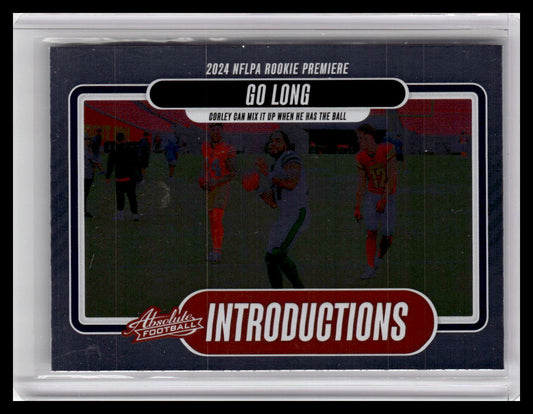 2024 Panini Absolute #I-MCY Malachi Corley Introductions