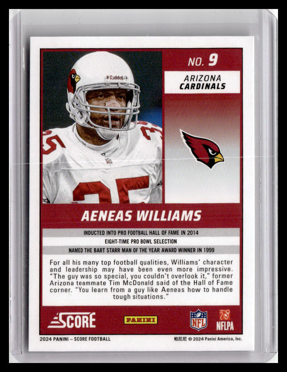 2024 Score #9 Aeneas Williams