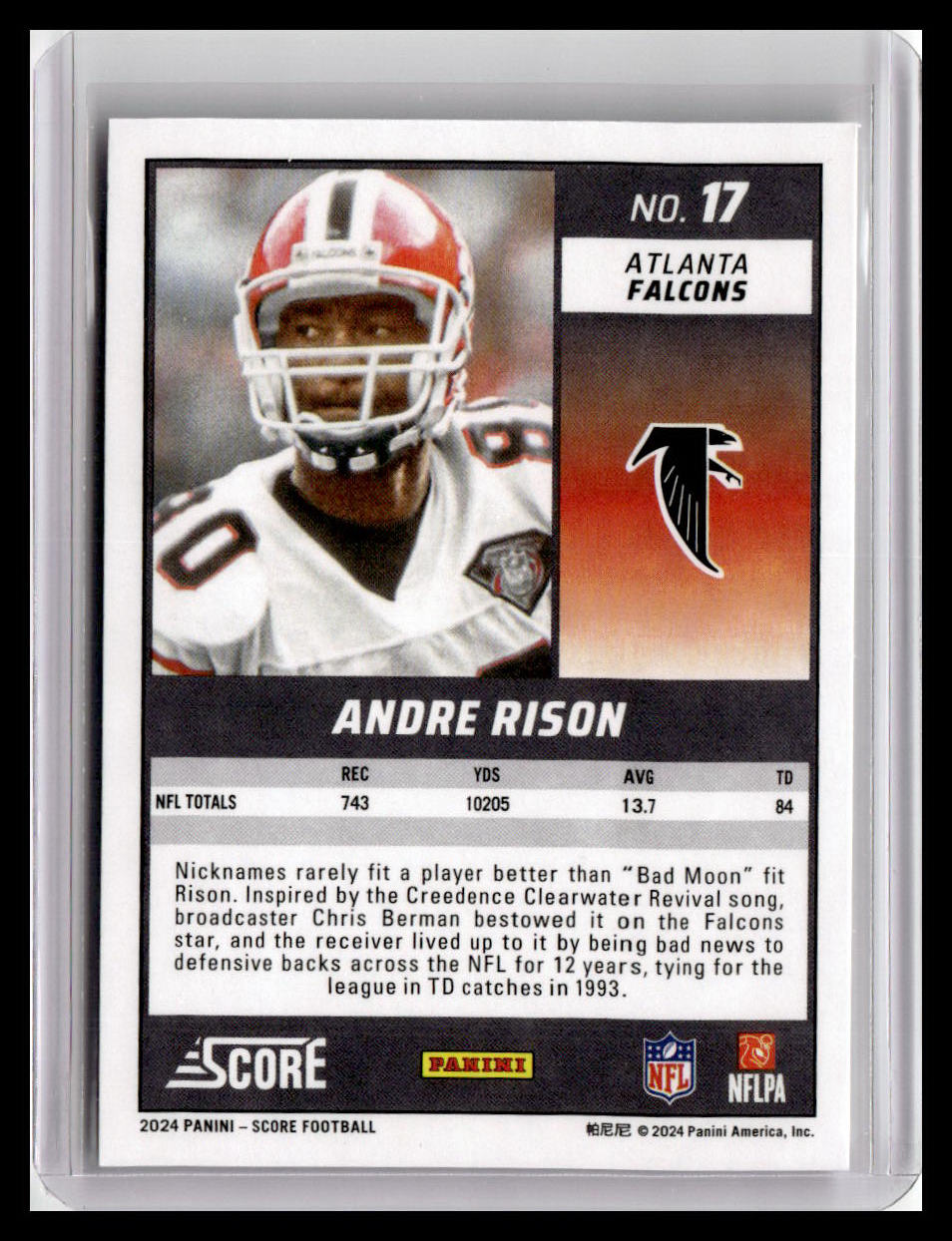2024 Score #17 Andre Rison