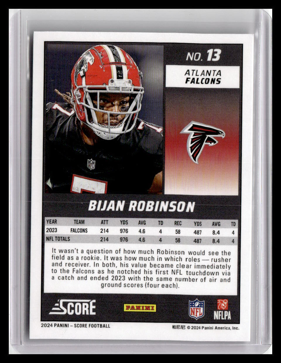 2024 Score #13 Bijan Robinson