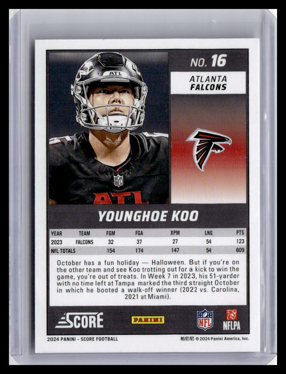 2024 Score #16 Younghoe Koo