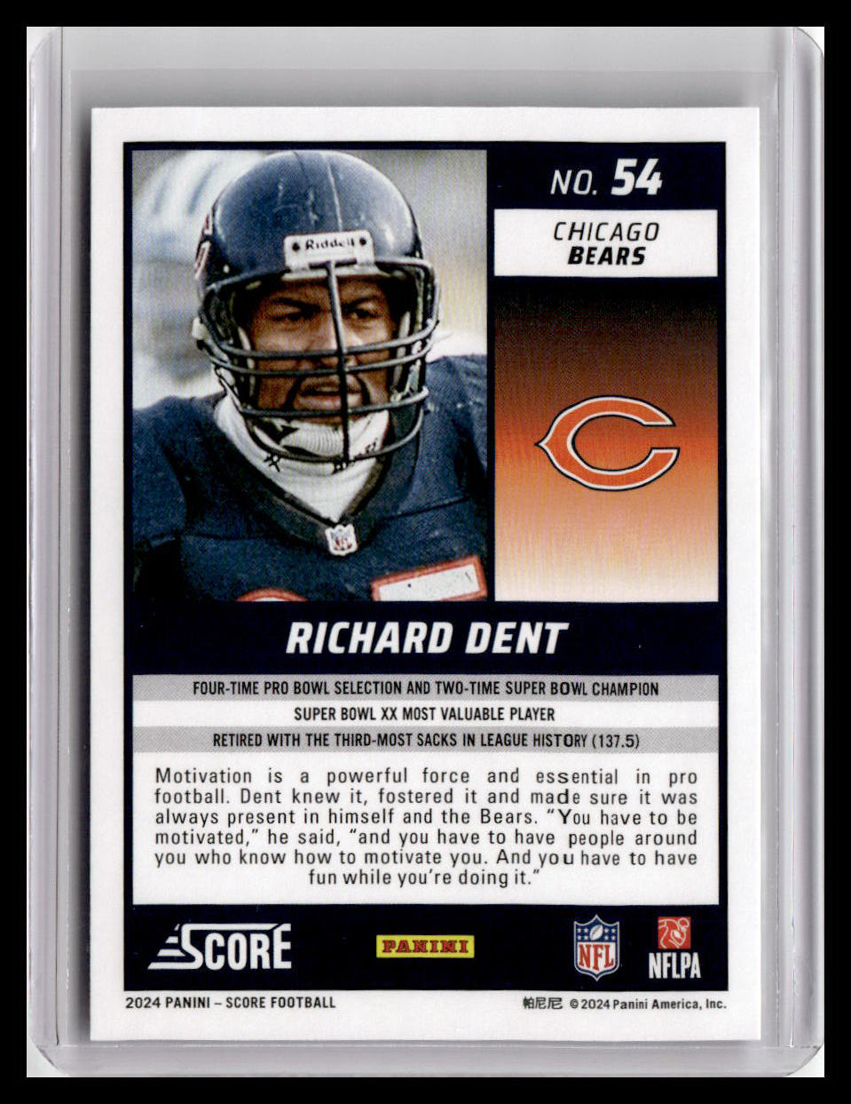 2024 Score #54 Richard Dent