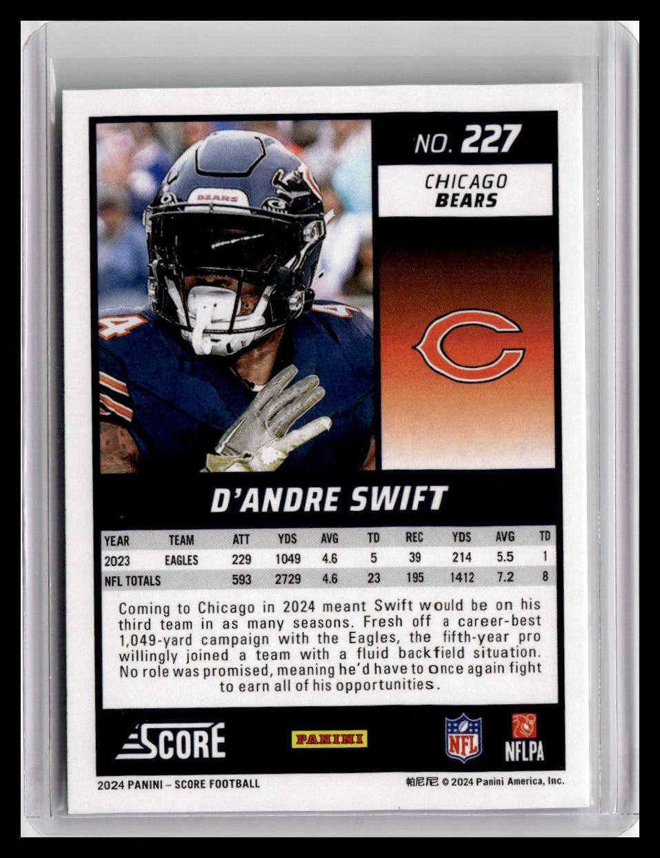 2024 Score #227 D'Andre Swift