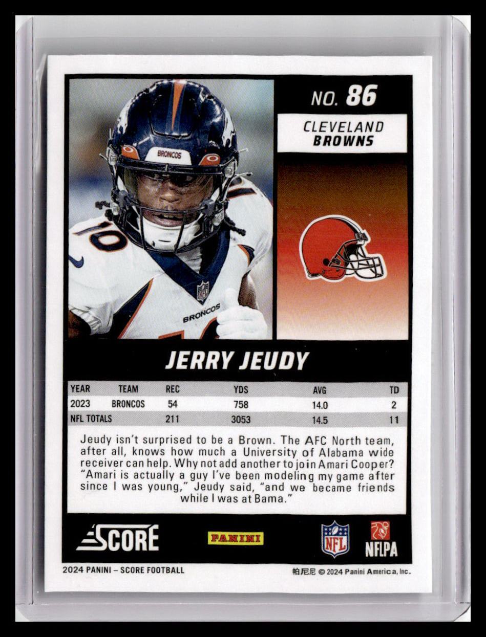 2024 Score #86 Jerry Jeudy