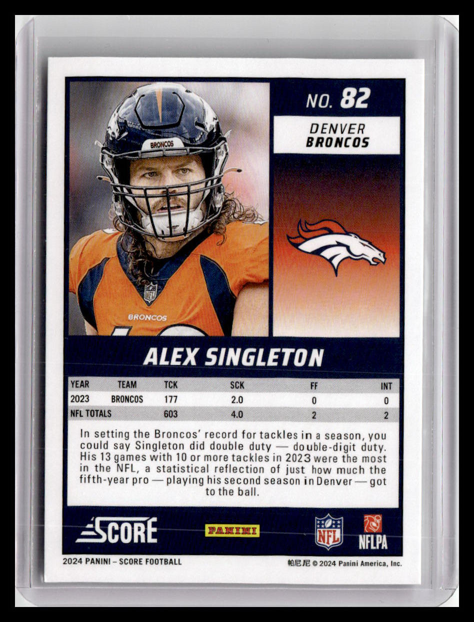 2024 Score #82 Alex Singleton