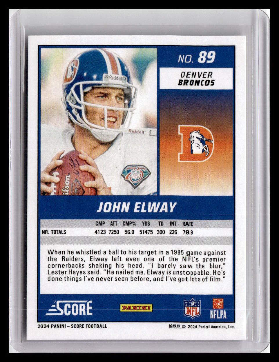 2024 Score #89 John Elway