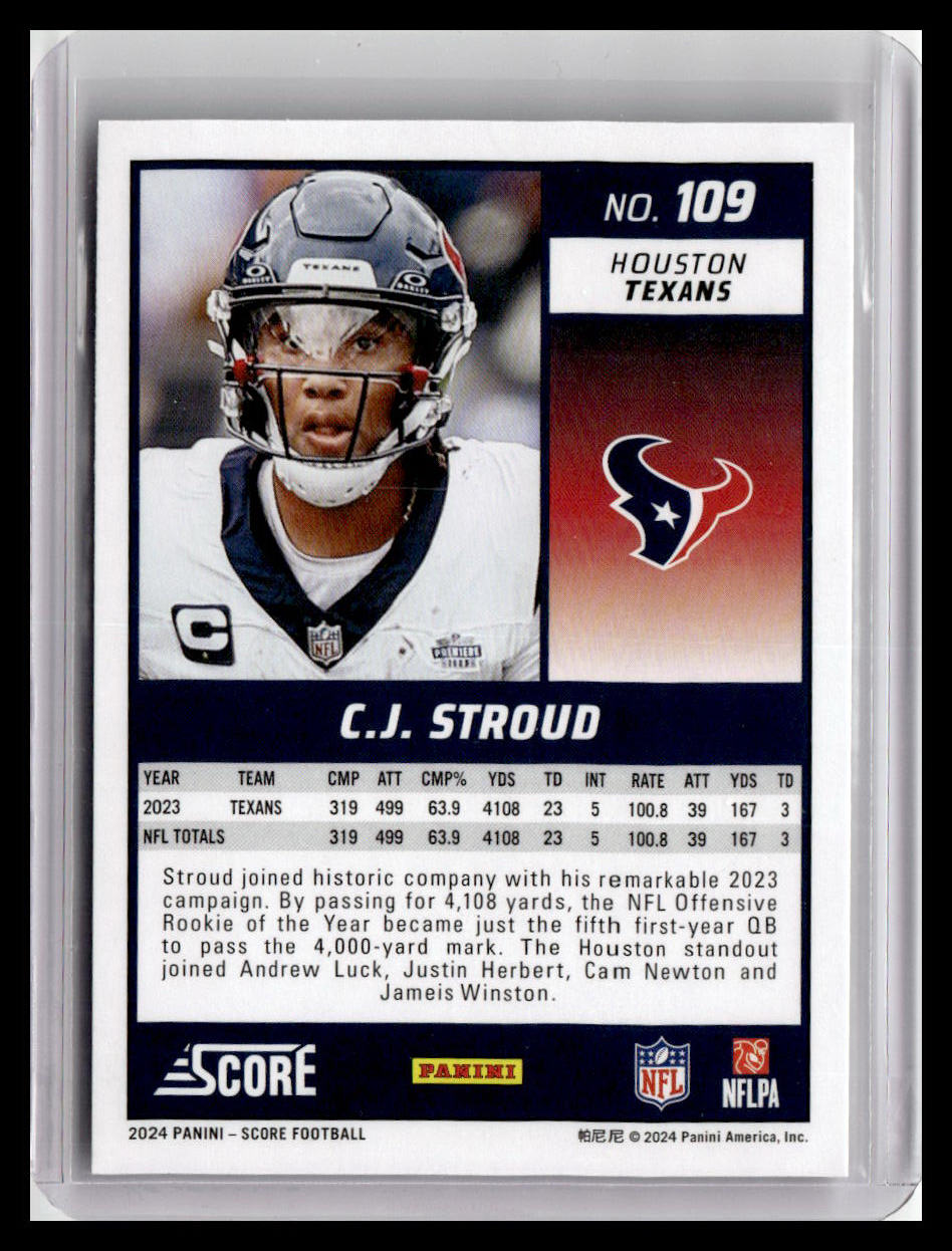 2024 Score #109 C.J. Stroud