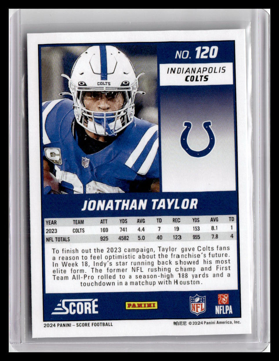 2024 Score #120 Jonathan Taylor