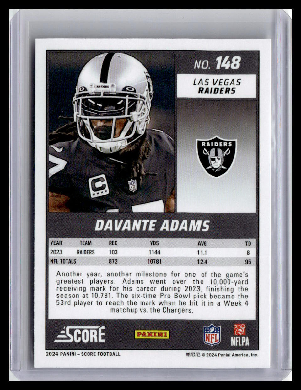 2024 Score #148 Davante Adams