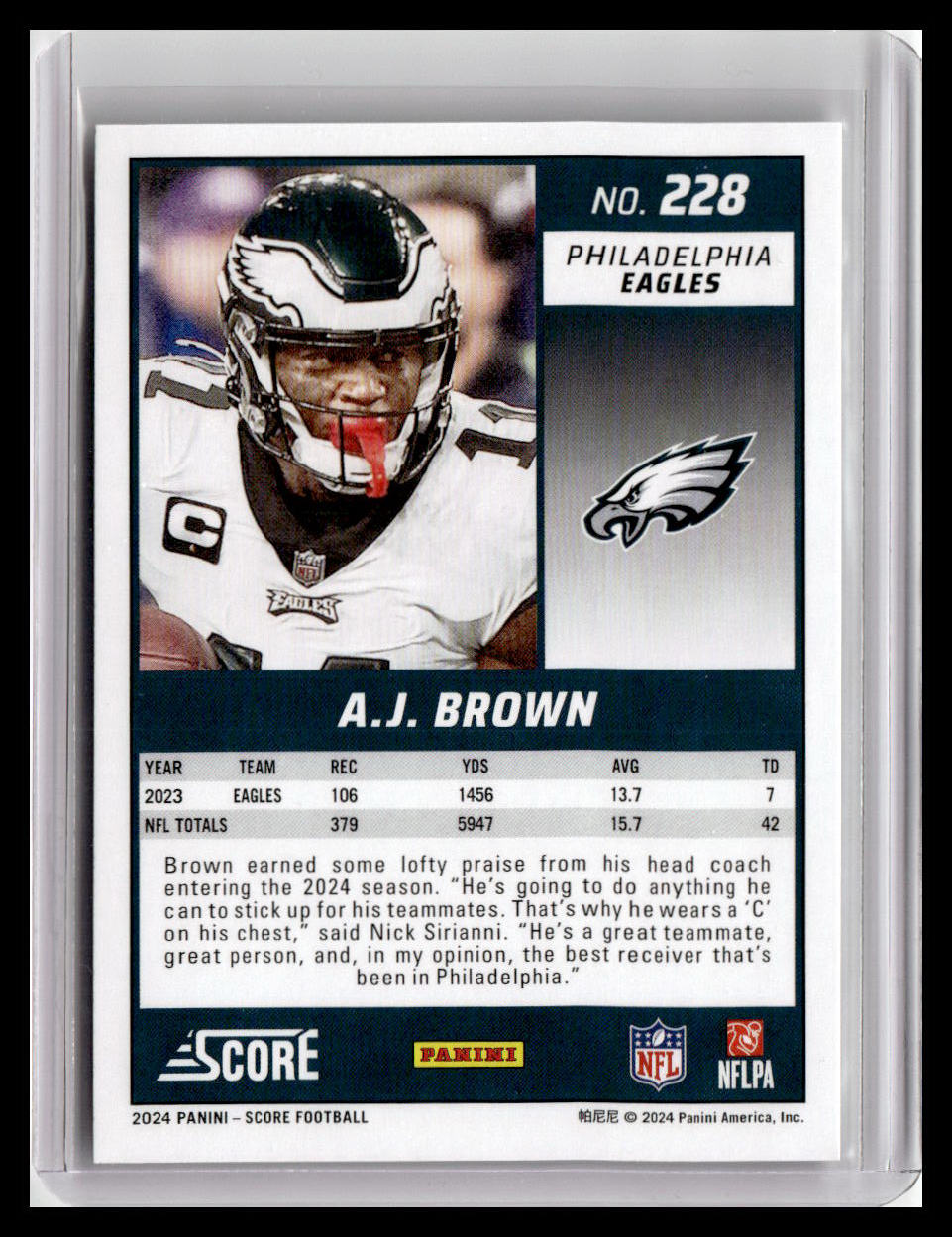 2024 Score #228 A.J. Brown