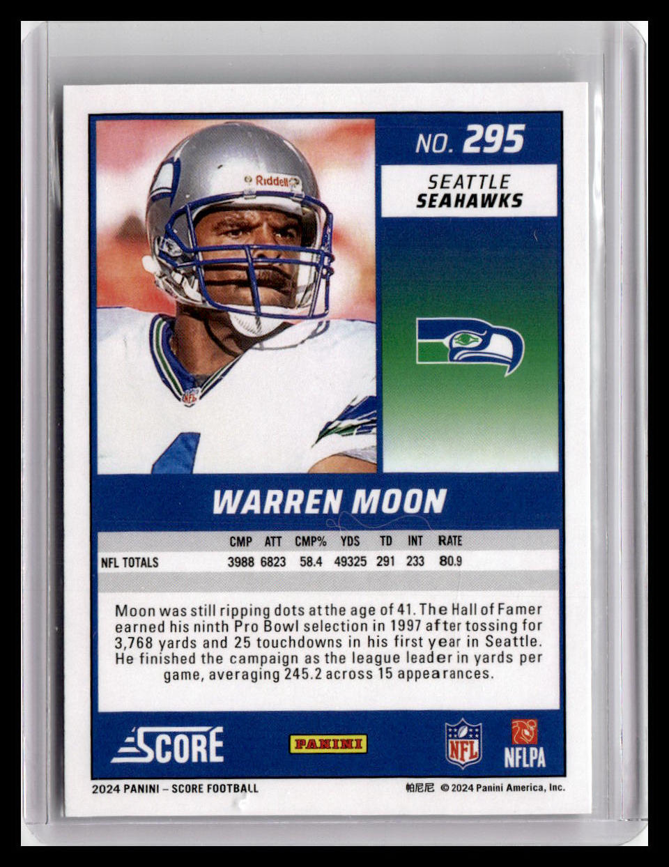 2024 Score #295 Warren Moon