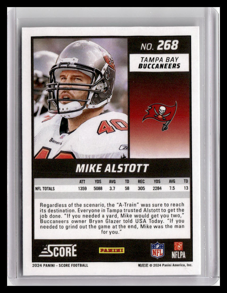 2024 Score #268 Mike Alstott