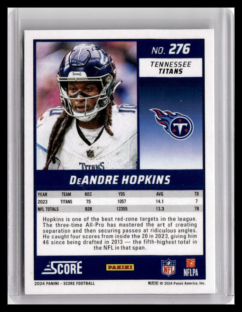 2024 Score #276 DeAndre Hopkins