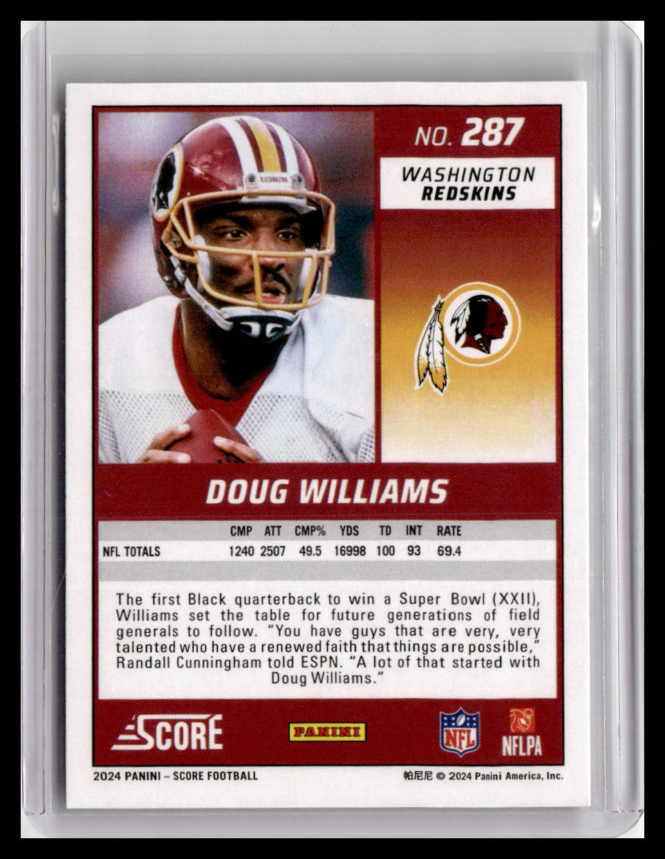 2024 Score #287 Doug Williams