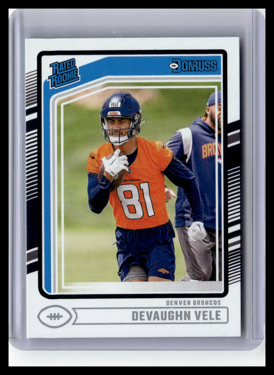 2024 Donruss #395 Devaughn Vele Rated Rookie