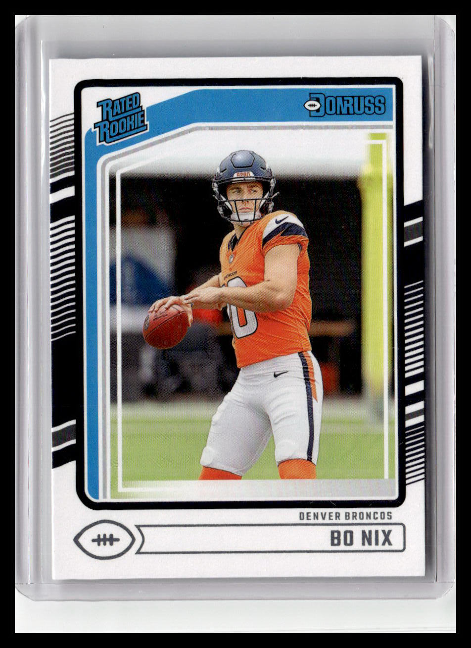 2024 Donruss #369 Bo Nix Rated Rookie