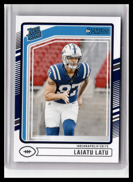 2024 Donruss #311 Laiatu Latu Rated Rookie