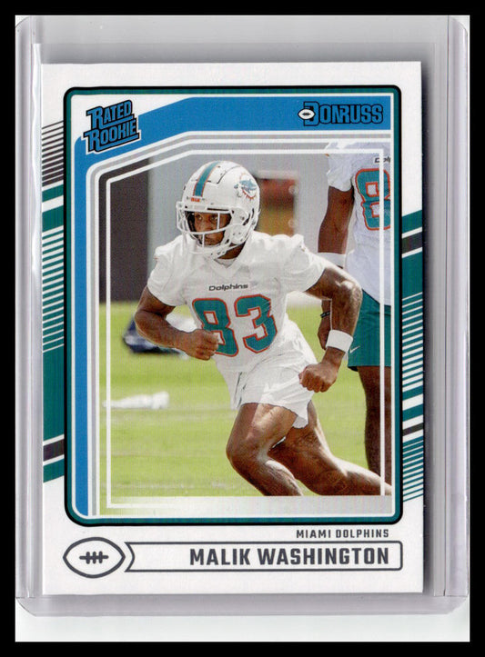 2024 Donruss #397 Malik Washington Rated Rookie