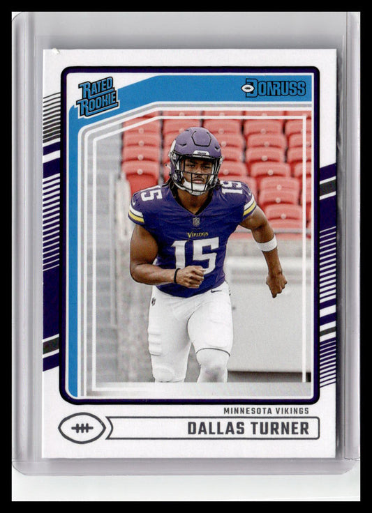 2024 Donruss #331 Dallas Turner Rated Rookie 1
