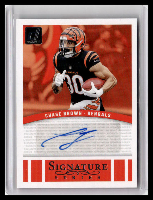 2024 Donruss #SSE-CBR Chase Brown Signature Series