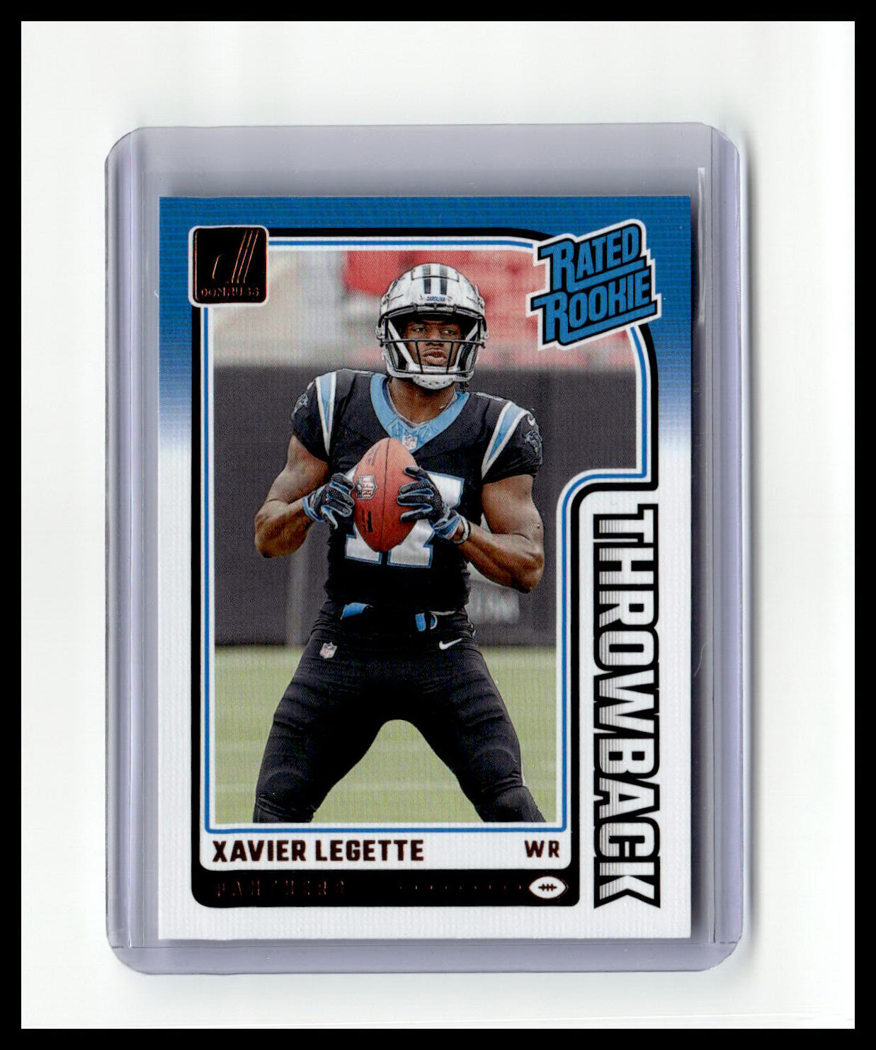 2024 Donruss #25 Xavier Legette Rated Rookies Throwback