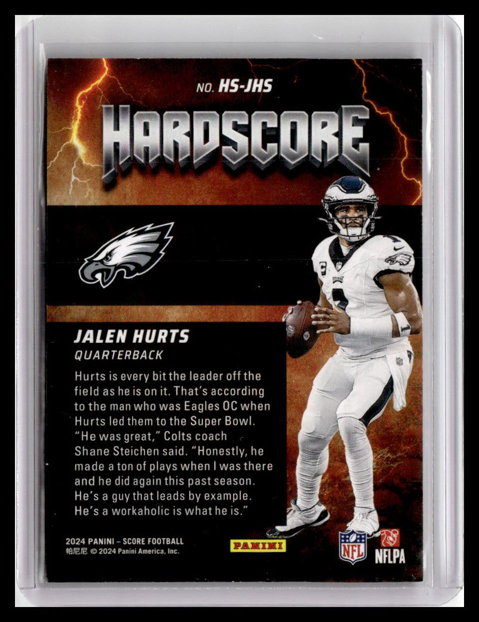 2024 Score #HS-JHS Jalen Hurts Hardscore