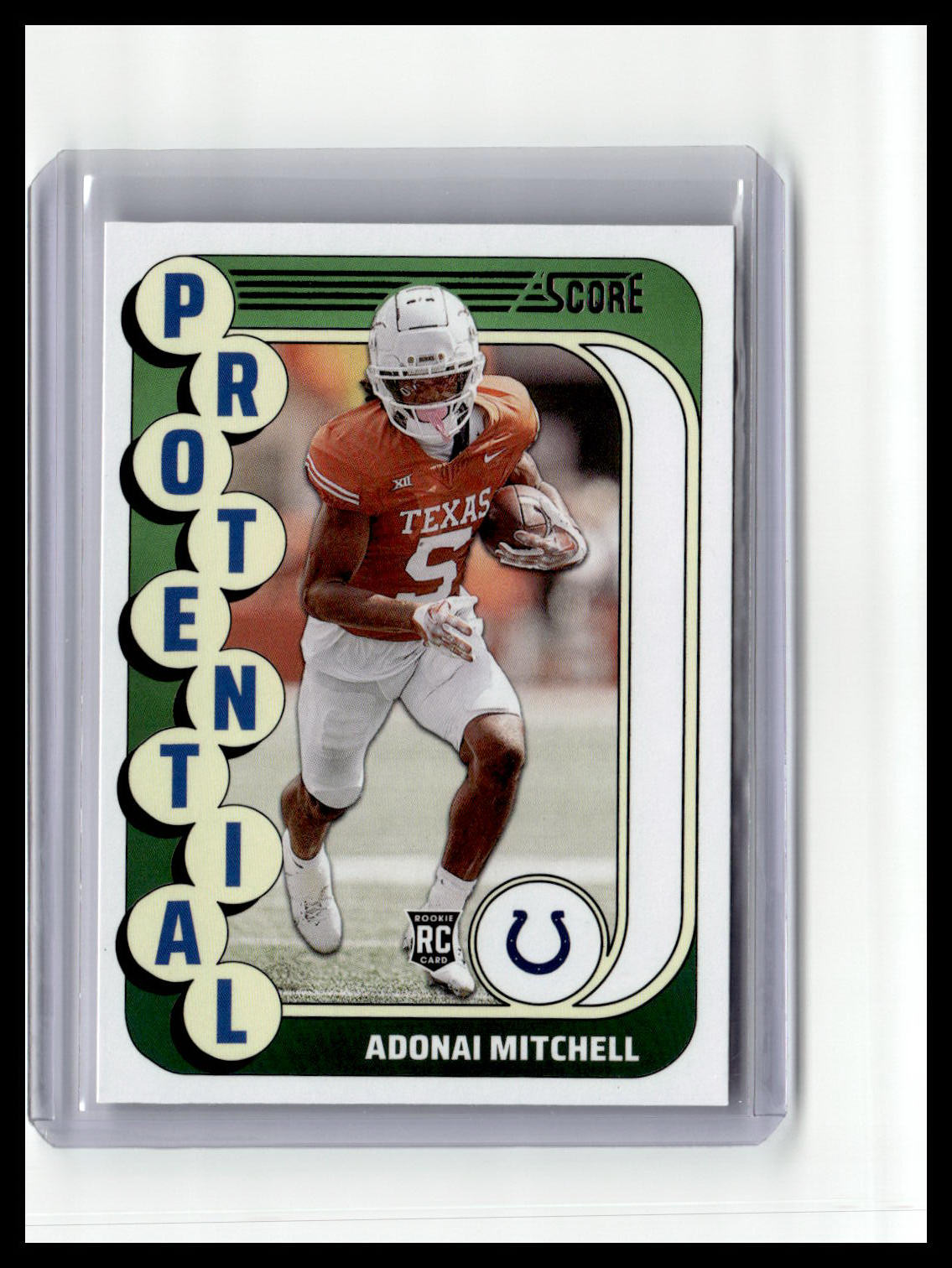 2024 Score #25 Adonai Mitchell (RC) Protential