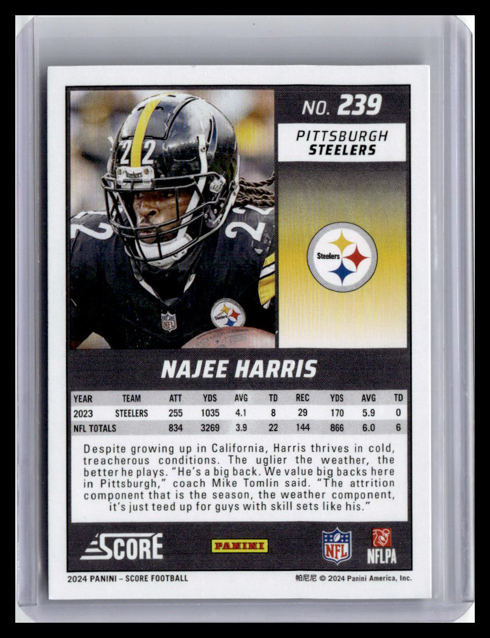 2024 Score #239 Najee Harris Green
