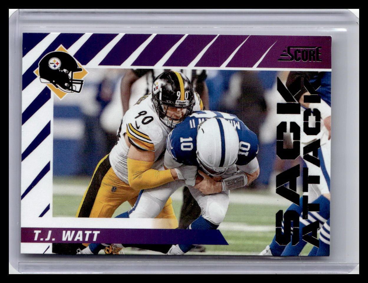 2024 Score #1 T.J. Watt Sack Attack Purple