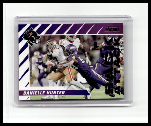 2024 Score #12 Danielle Hunter Sack Attack Purple