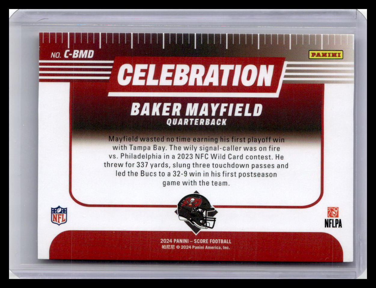 2024 Score #C-BMD Baker Mayfield Celebration