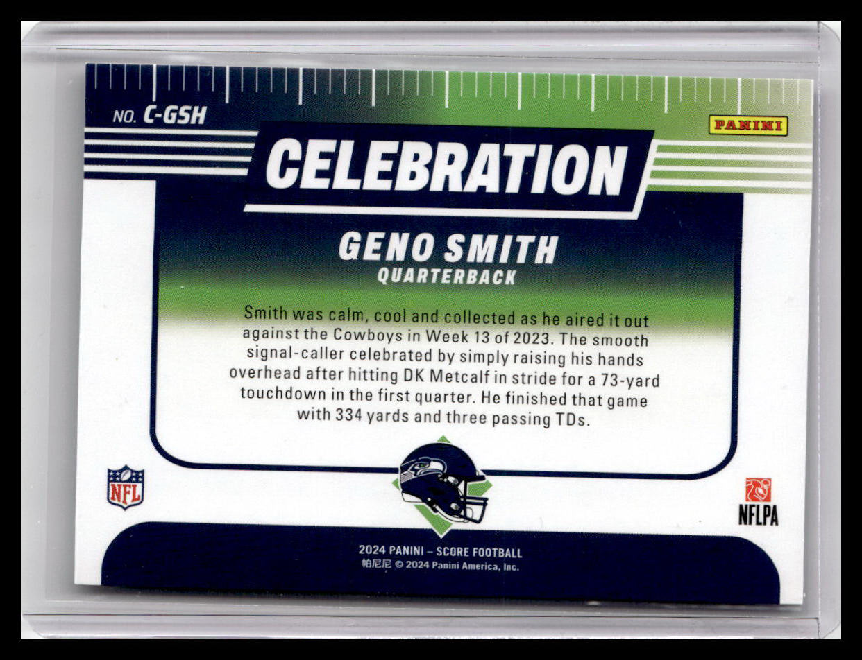 2024 Score #C-GSH Geno Smith Celebration