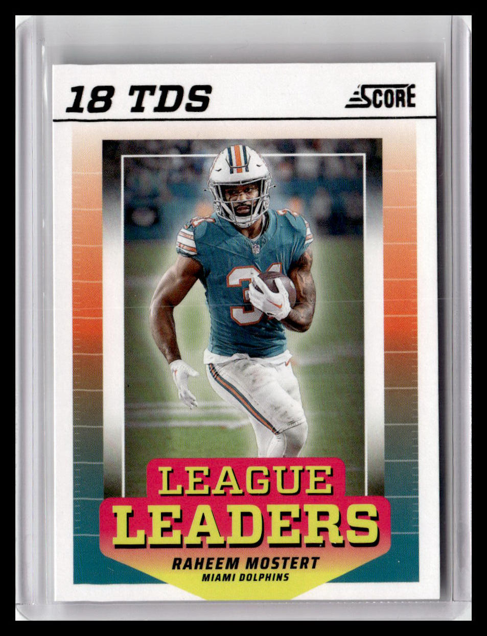 2024 Score #LL-RMT Raheem Mostert League Leaders