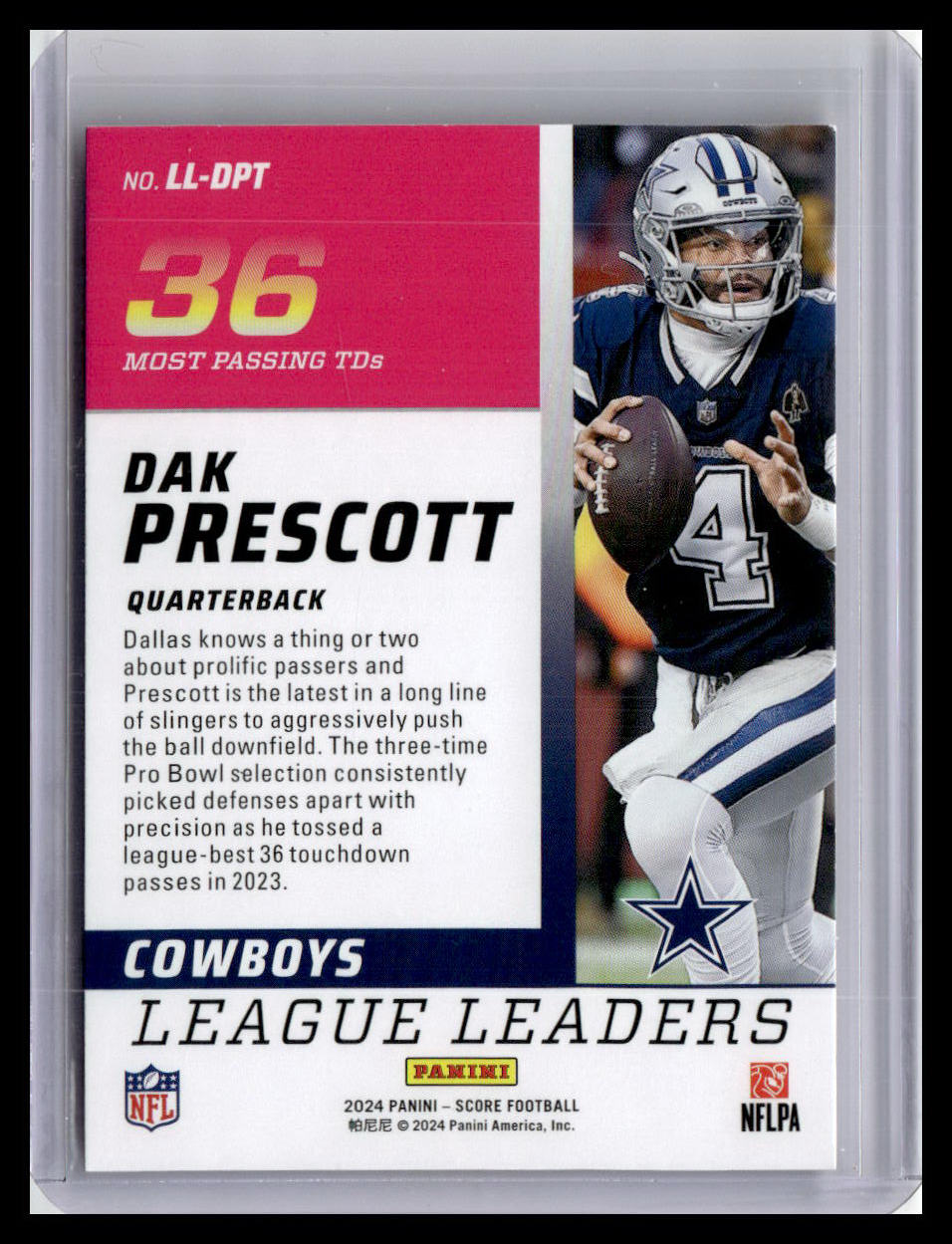 2024 Score #LL-DPT Dak Prescott League Leaders