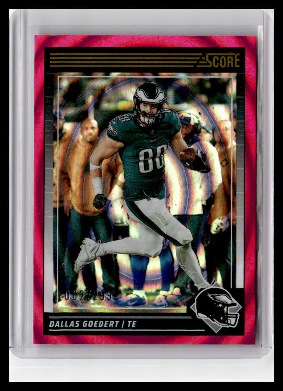 2024 Score #230 Dallas Goedert Pink Ellipse /299