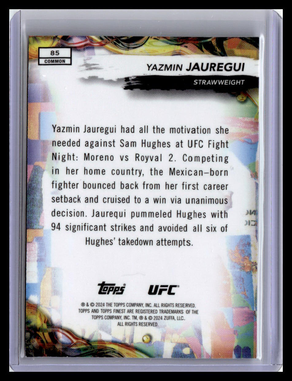 2024 Topps Finest UFC #85 Yazmin Jauregui