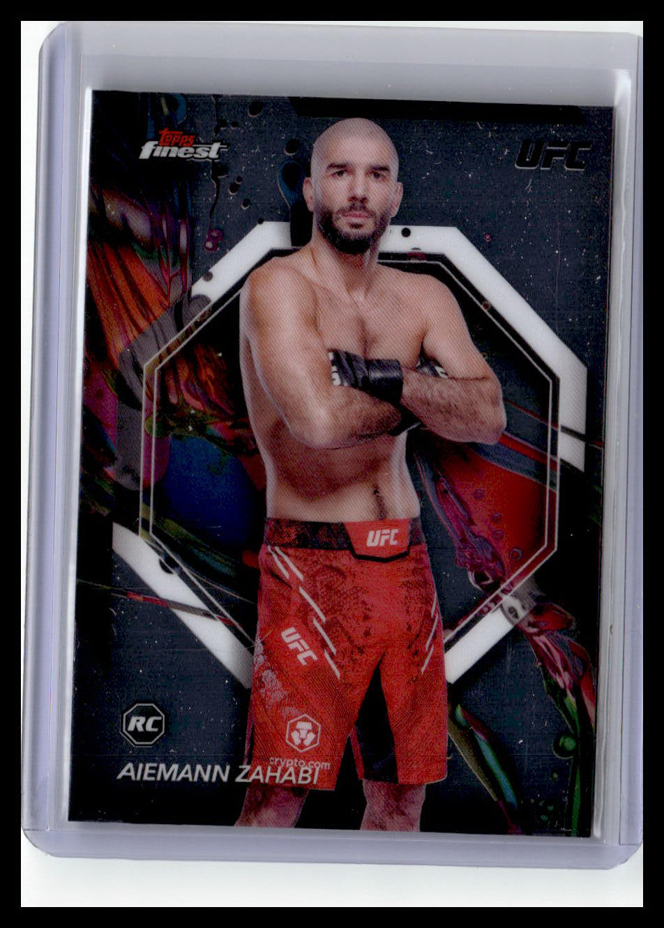 2024 Topps Finest UFC #77 Aiemann Zahabi