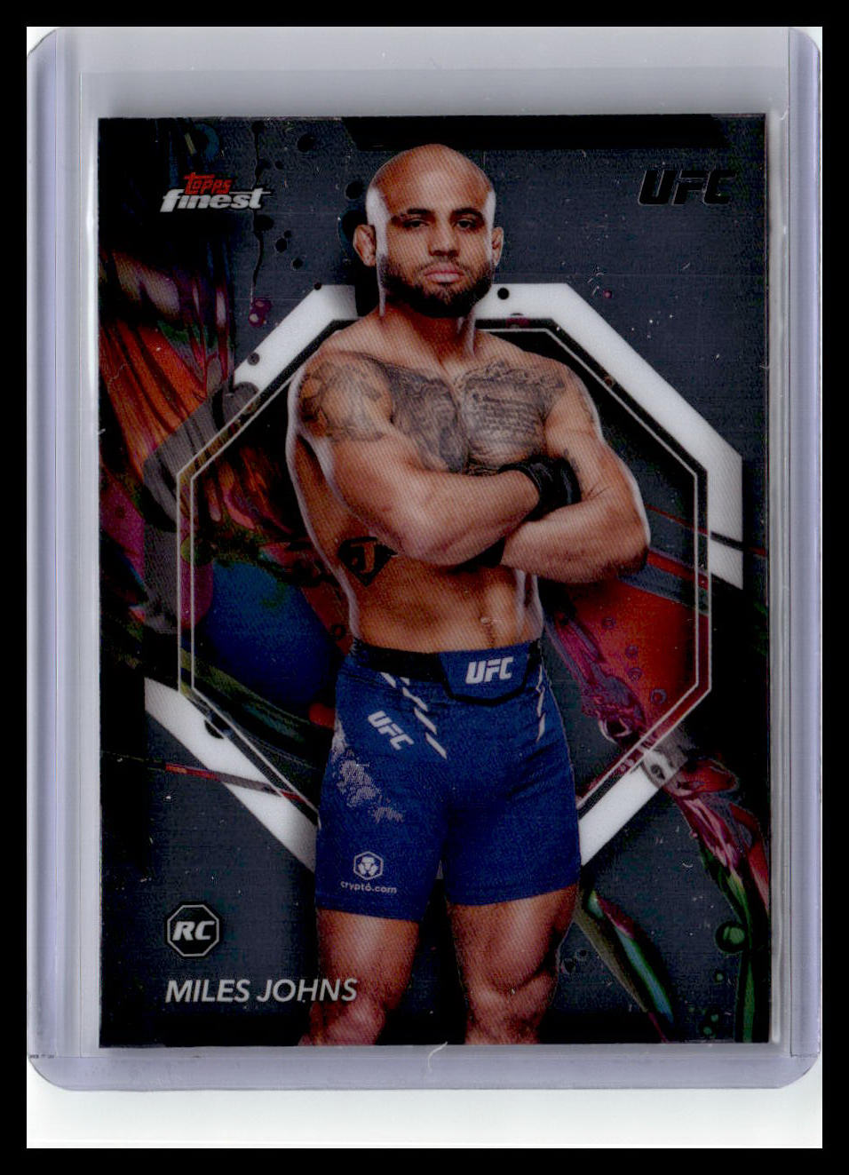 2024 Topps Finest UFC #3 Miles Johns