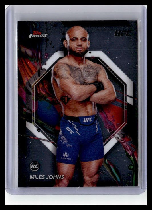 2024 Topps Finest UFC #3 Miles Johns