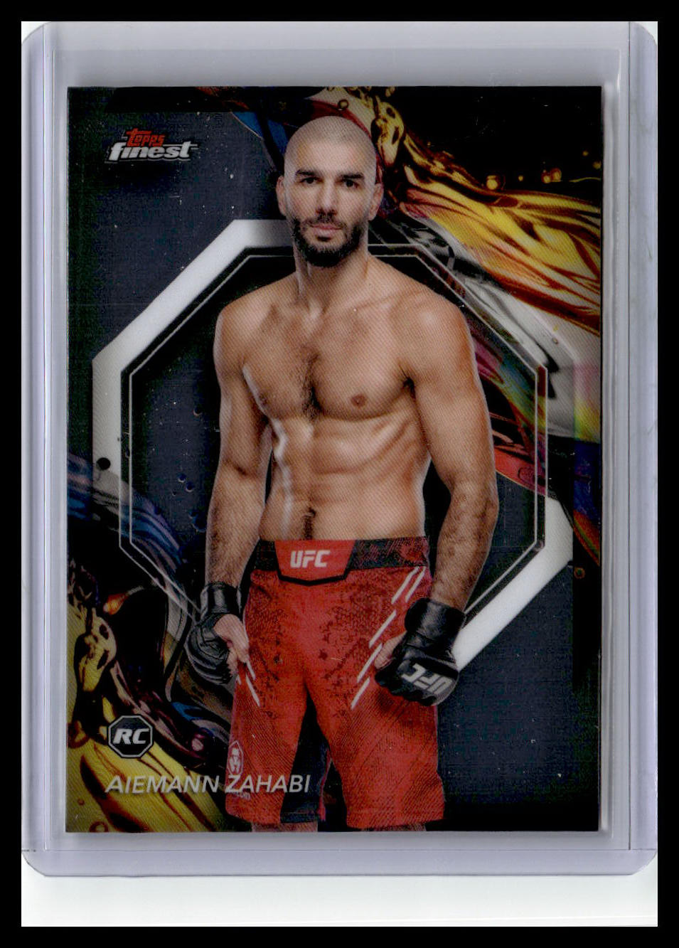 2024 Topps Finest UFC #141 Aiemann Zahabi