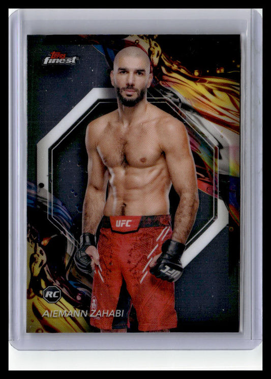 2024 Topps Finest UFC #141 Aiemann Zahabi