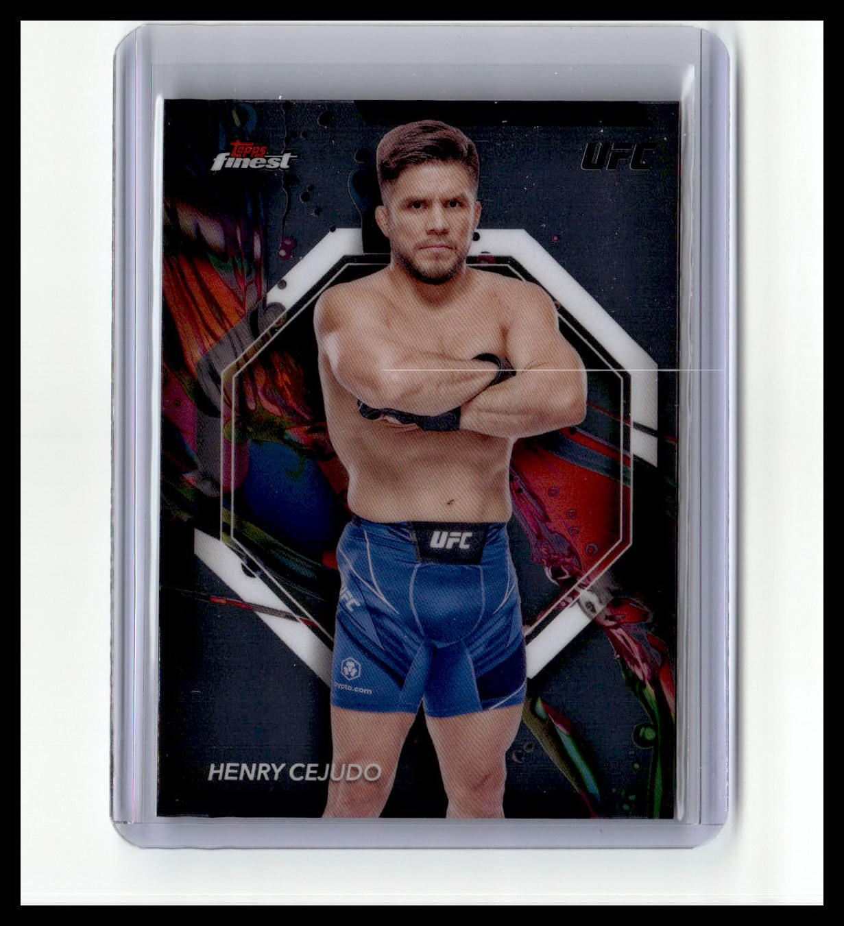 2024 Topps Finest UFC #13 Henry Cejudo