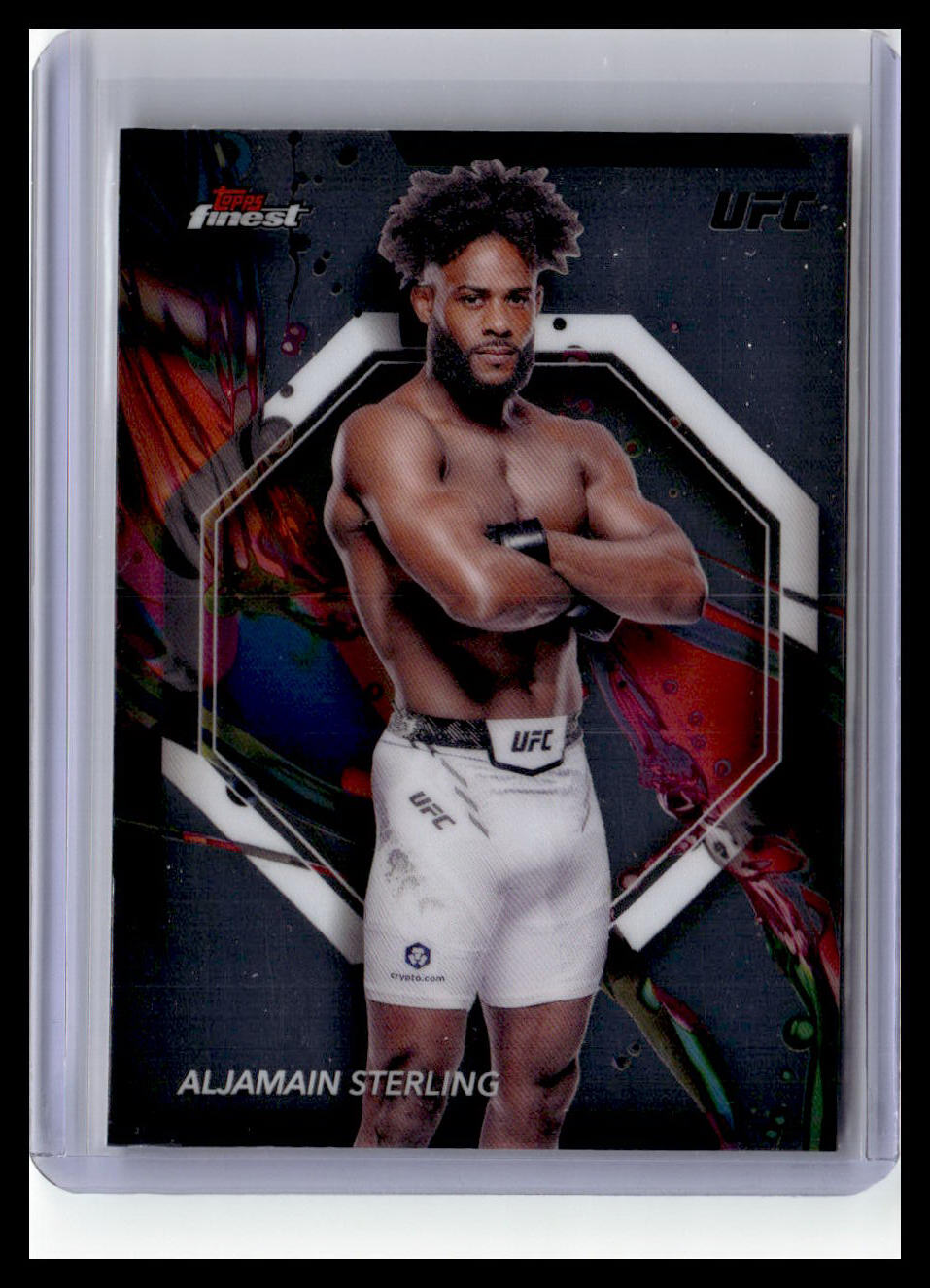2024 Topps Finest UFC #58 Aljamain Sterling