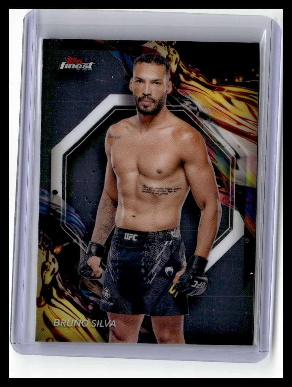 2024 Topps Finest UFC #157 Bruno Silva (RC)