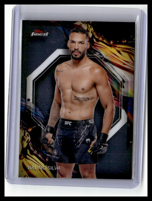 2024 Topps Finest UFC #157 Bruno Silva (RC)