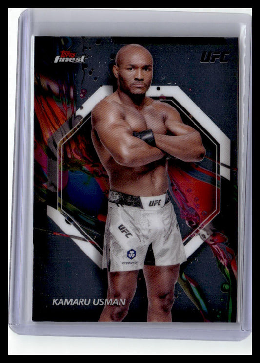 2024 Topps Finest UFC #33 Kamaru Usman