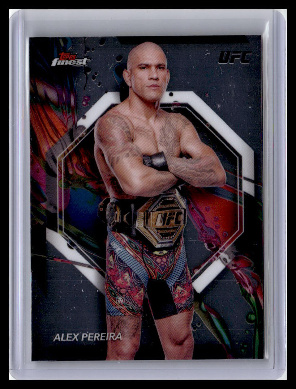 2024 Topps Finest UFC #12 Alex Pereira