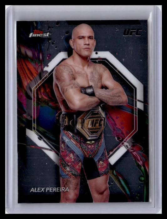2024 Topps Finest UFC #12 Alex Pereira